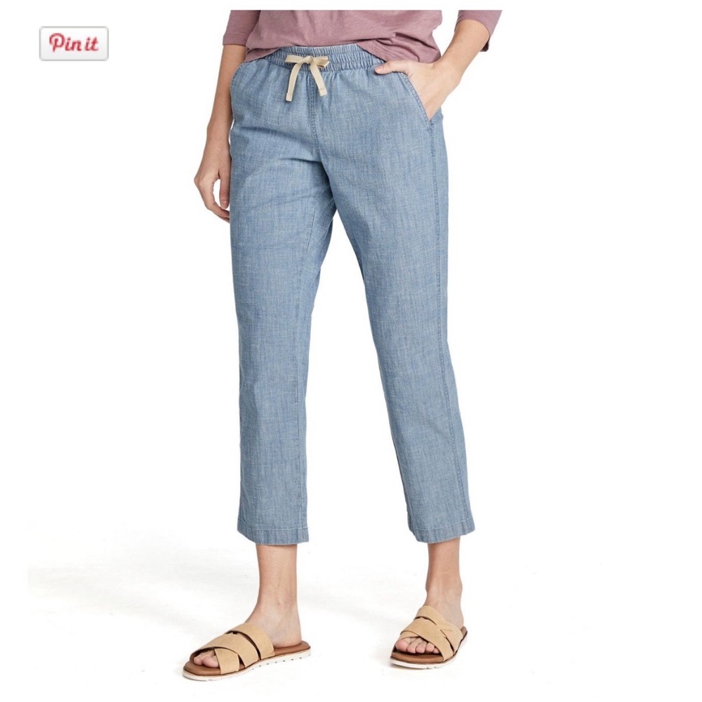 LLBean Lakewashed Ankle Chino Pants